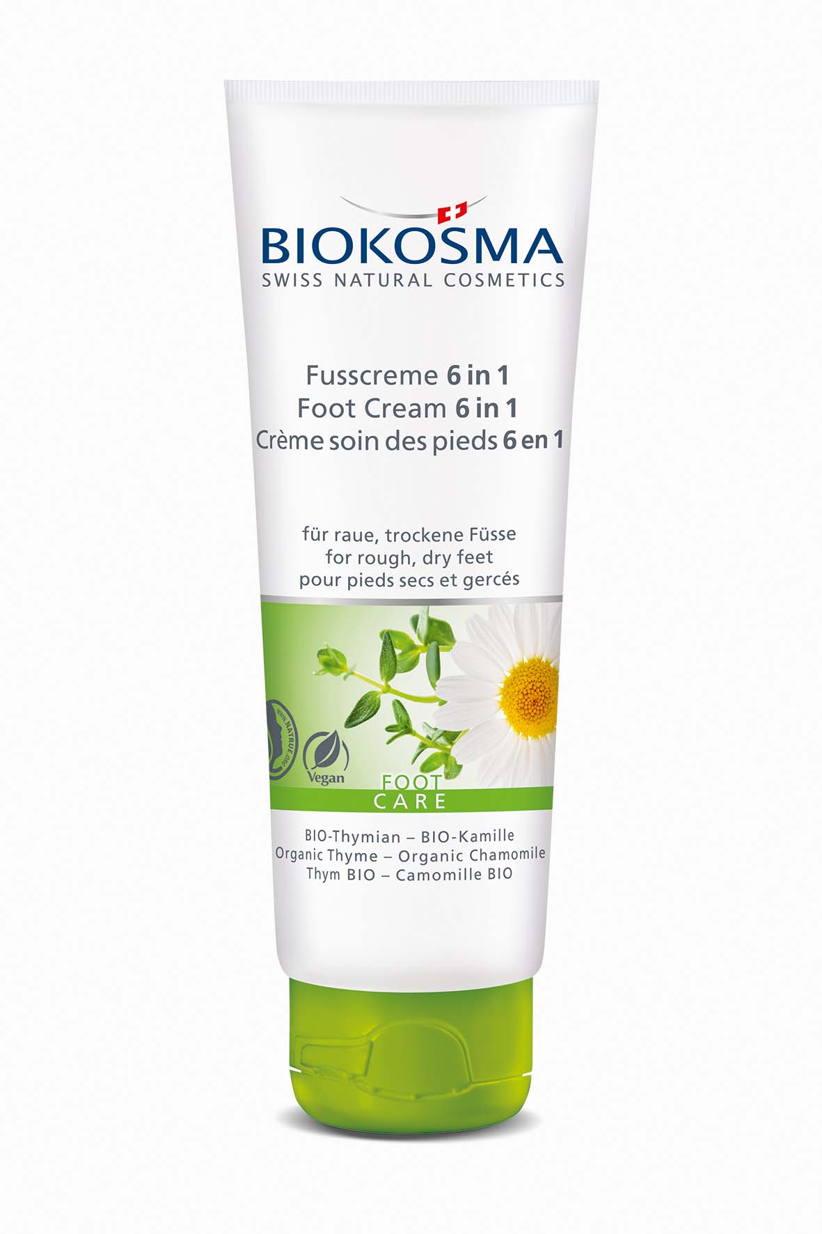 BIOKOSMA Crème soin des pieds 6 en 1, image principale