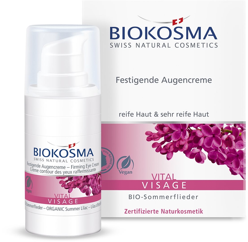 BIOKOSMA VITAL Visage Crème contour des yeux raffermissante, image 2 sur 5