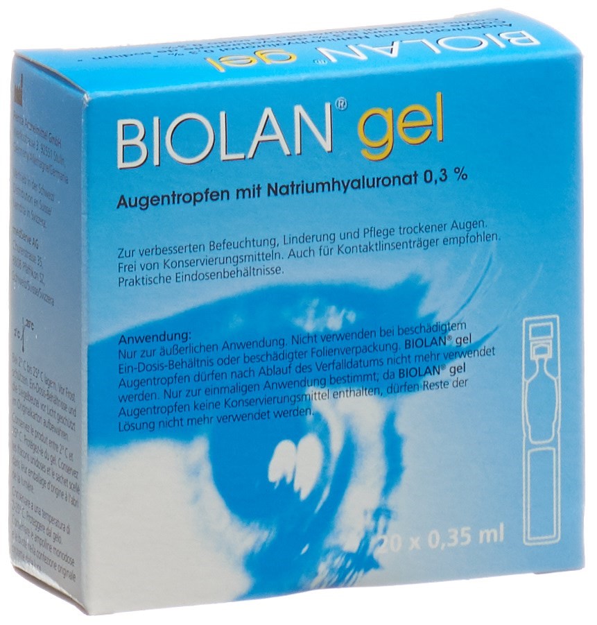 BIOLAN Augengel Monodos 0.35 ml, Hauptbild