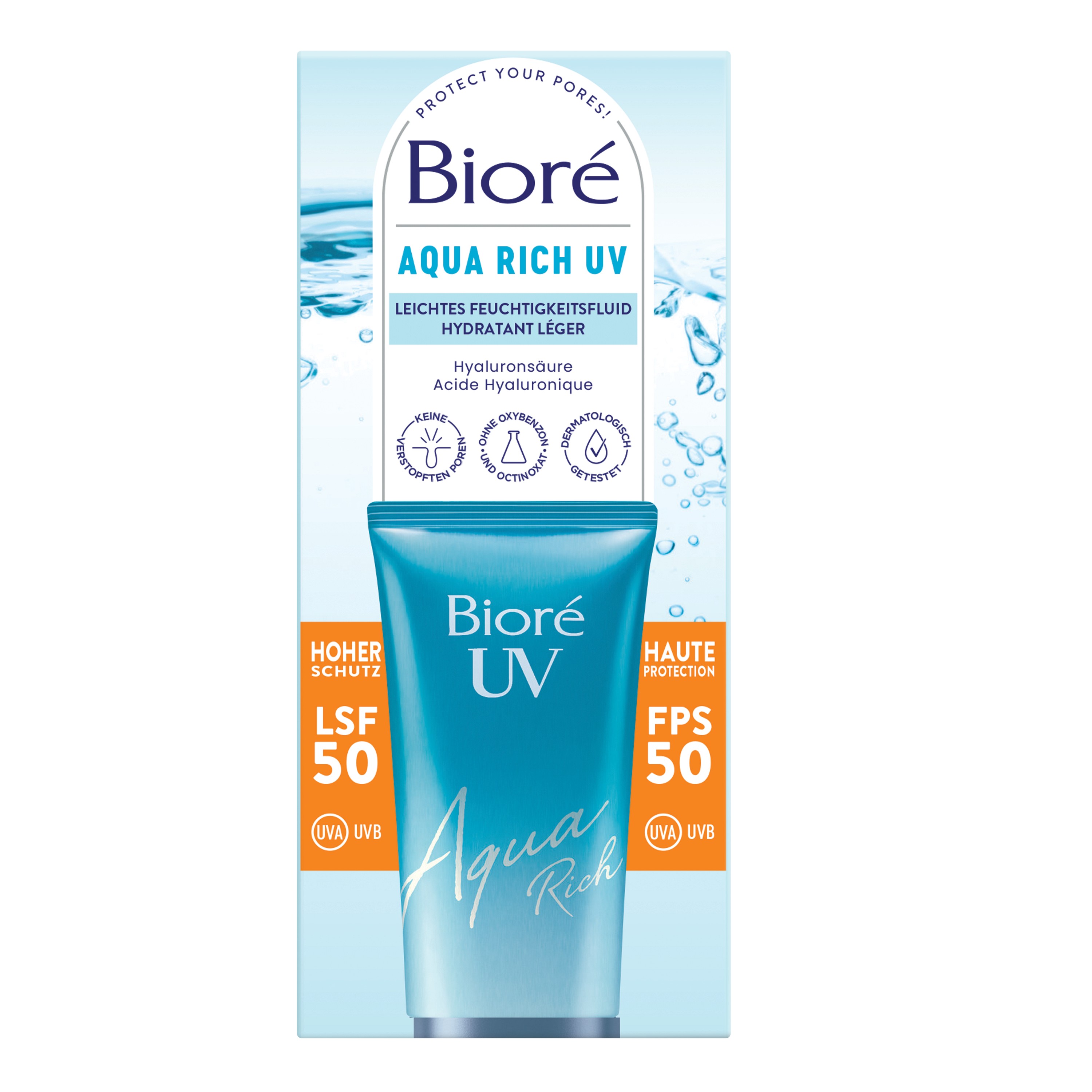 BIORE Aqua Rich UV fluide hydratant
