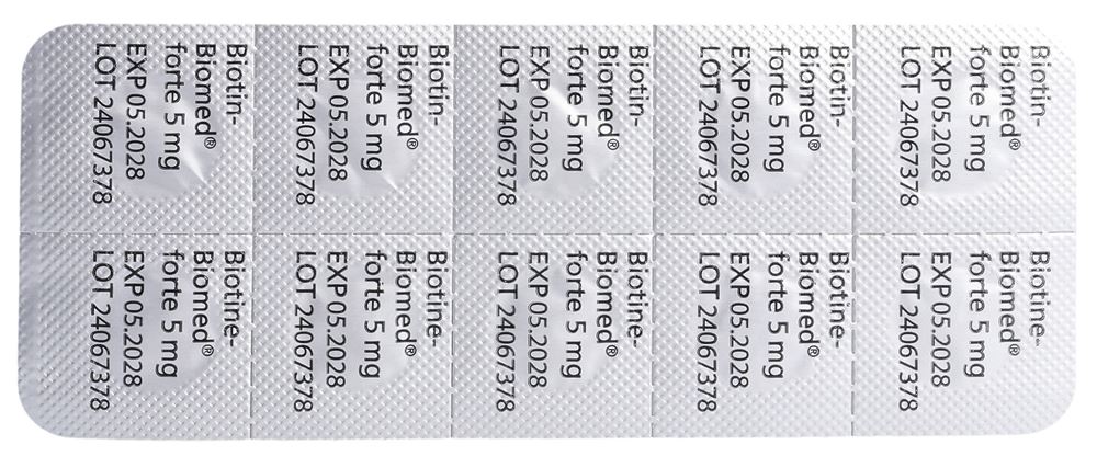 Biotin-Biomed forte 5 mg, Bild 2 von 5