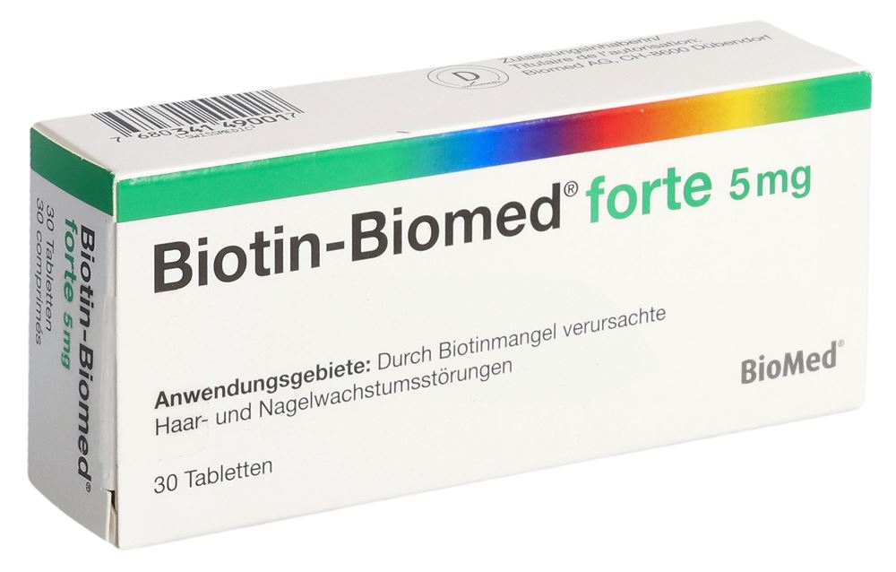 Biotin-Biomed forte 5 mg, Hauptbild