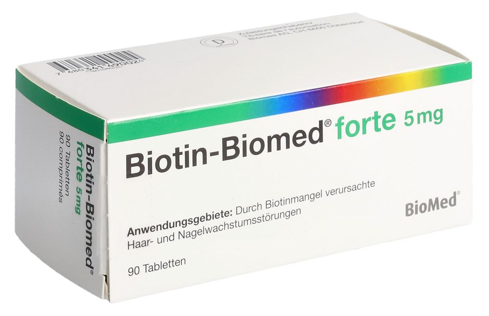 Biotin-Biomed forte 5 mg