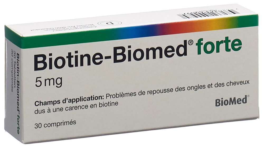 Biotin-Biomed forte 5 mg, image 2 sur 2
