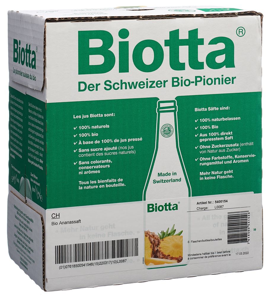 BIOTTA Ananas