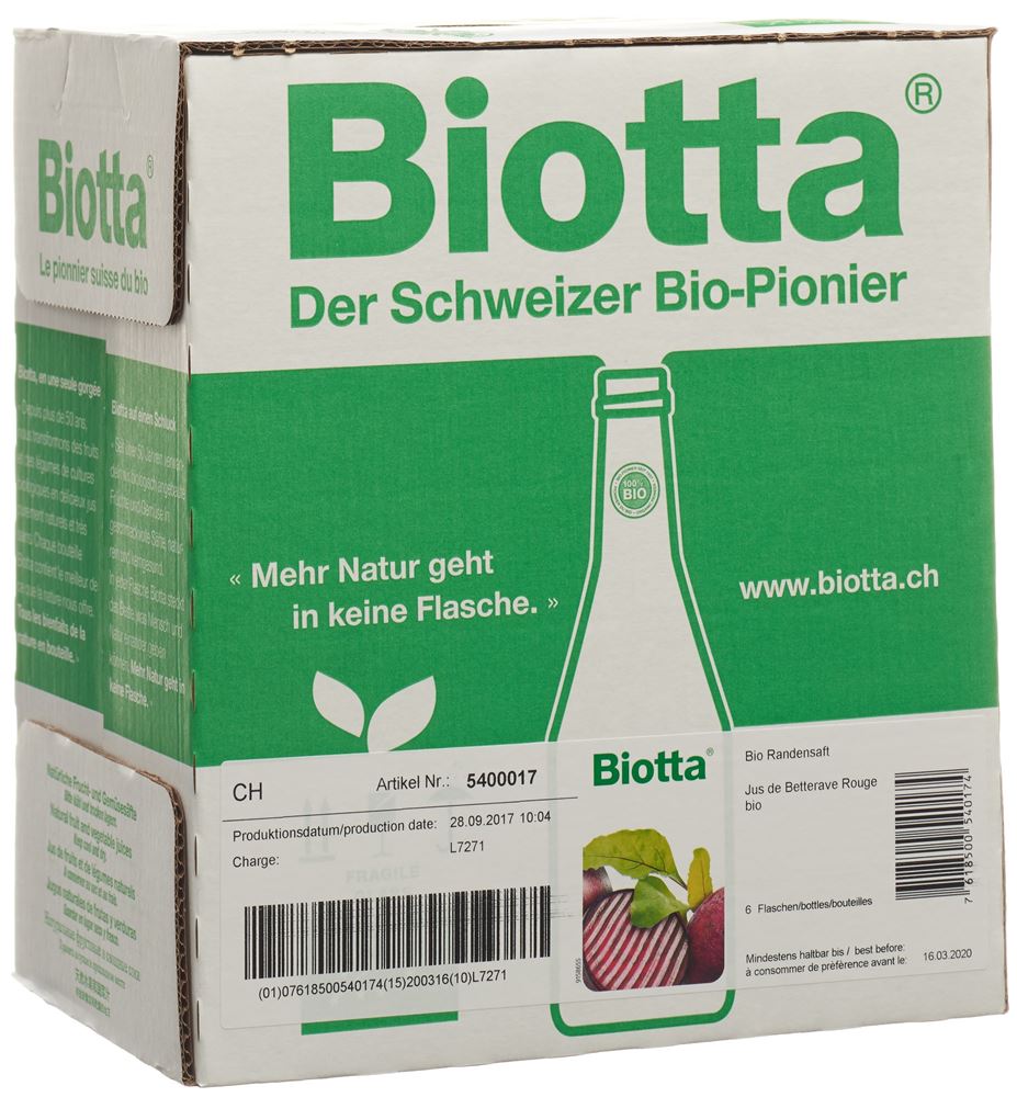 BIOTTA Betterave Rouge