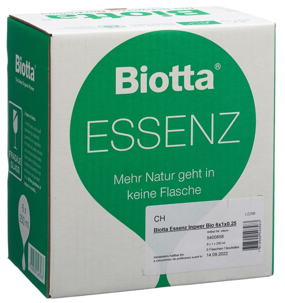 BIOTTA Essence de Gingembre