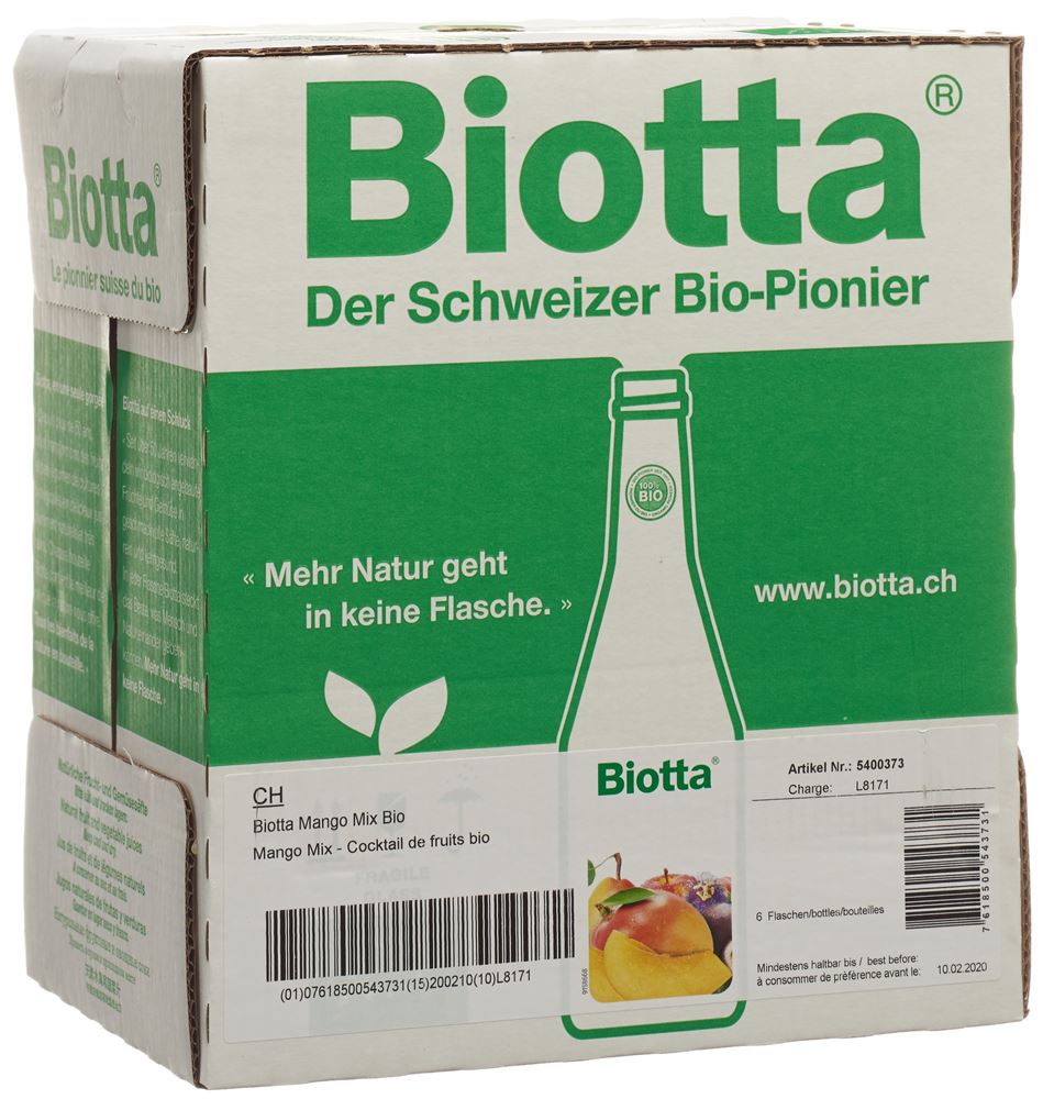 BIOTTA Mango Mix, image principale
