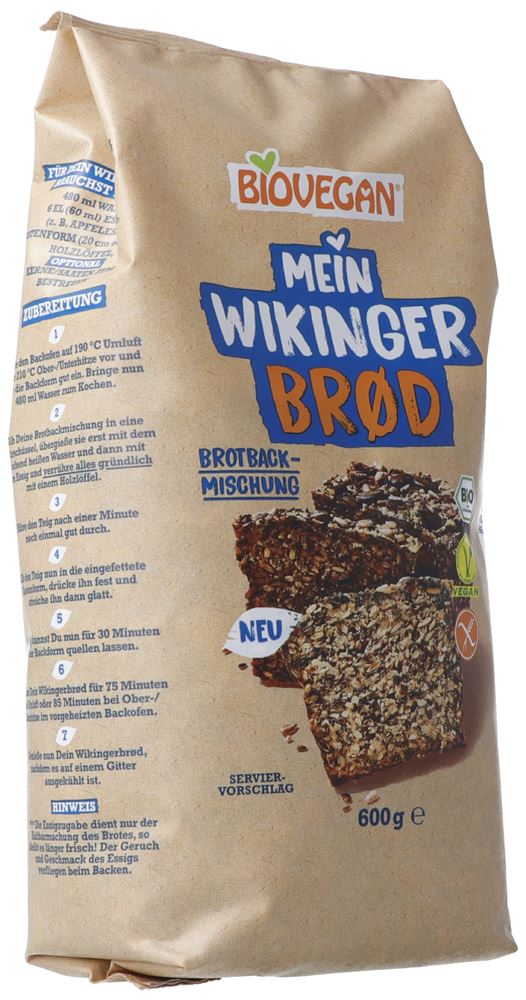 BIOVEGAN Mein Wikinger Brod Brotbackmischung