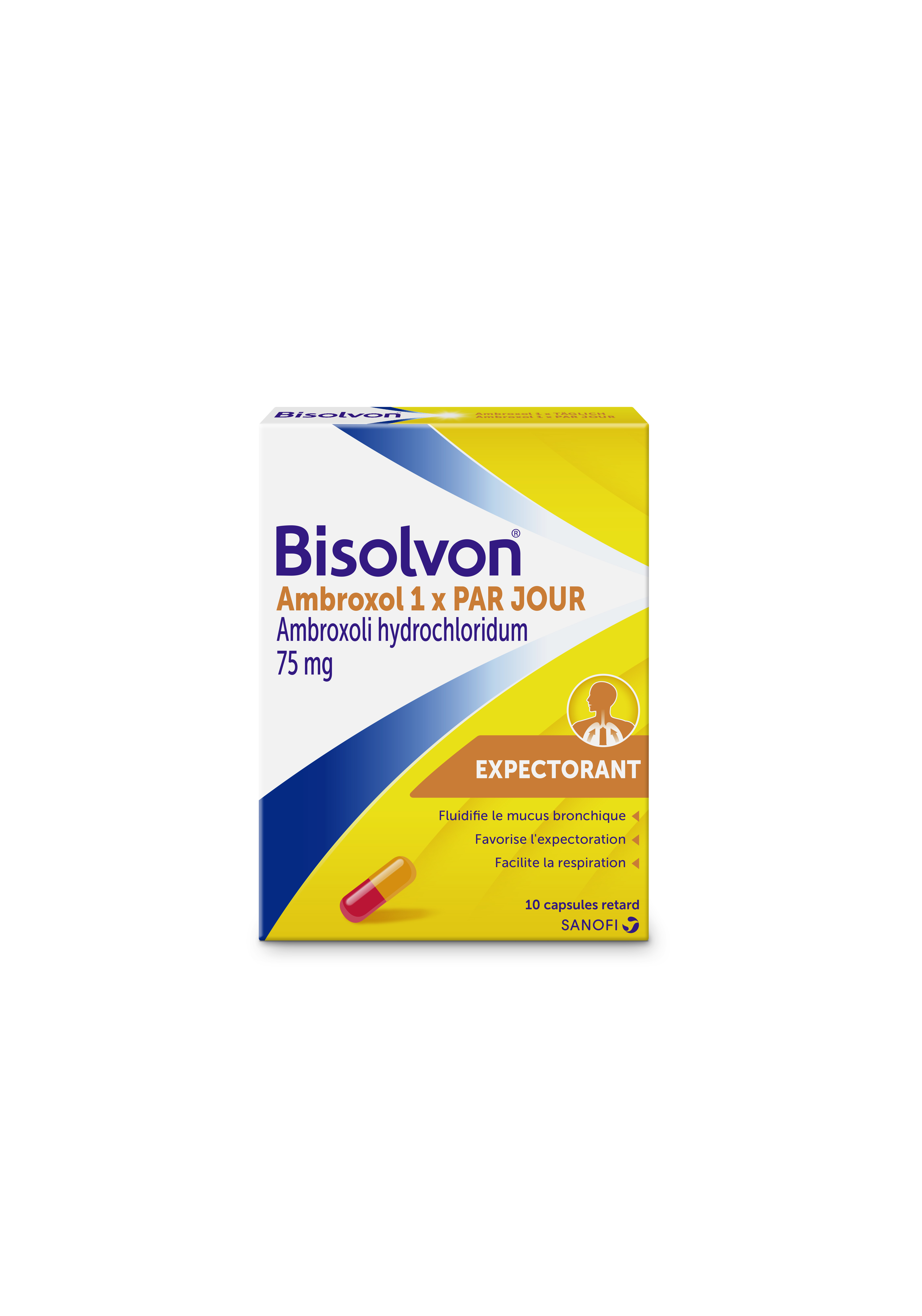 Bisolvon Ambroxol 1x PAR JOUR 75 mg, image 2 sur 3