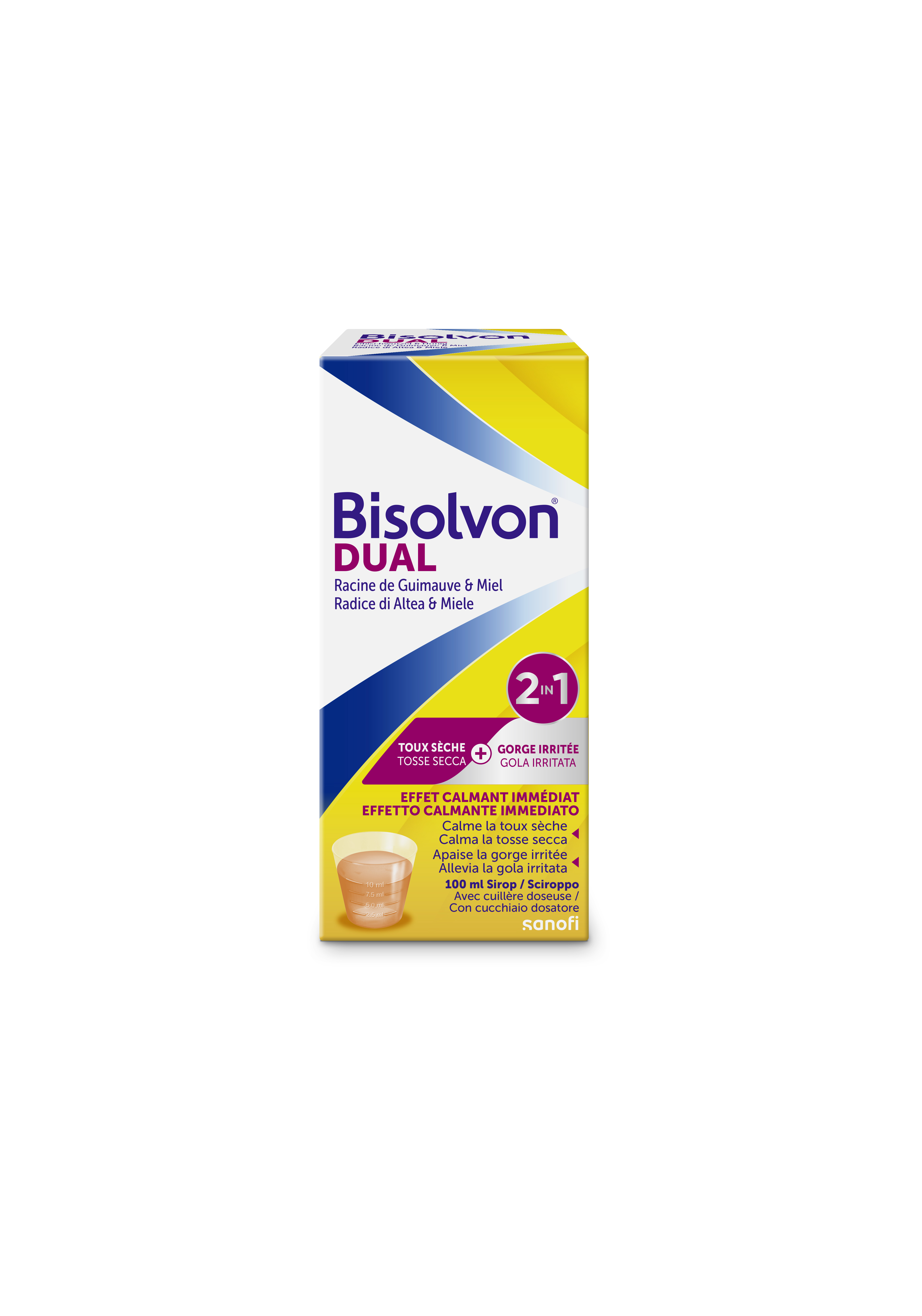 Bisolvon DUAL 2in1 sirop contre la toux, image 2 sur 3