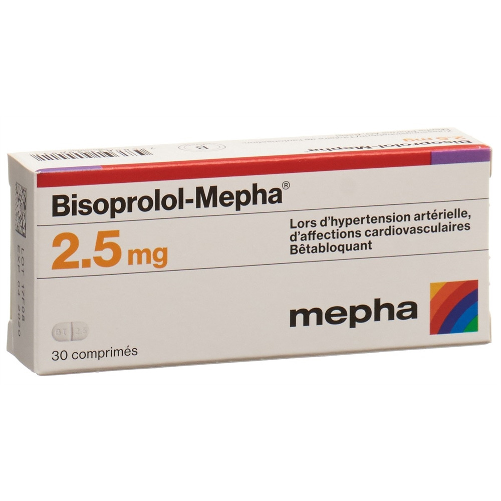 BISOPROLOL Mepha 2.5 mg, Bild 2 von 2