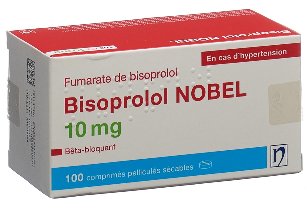 BISOPROLOL NOBEL 10 mg, image 2 sur 2