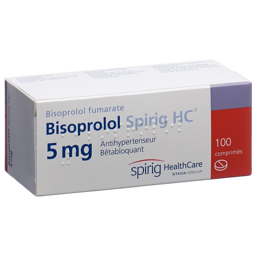 BISOPROLOL Spirig HC 5 mg, image 2 sur 2