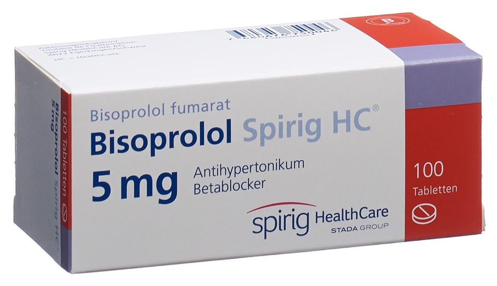 BISOPROLOL Spirig HC 5 mg, image principale
