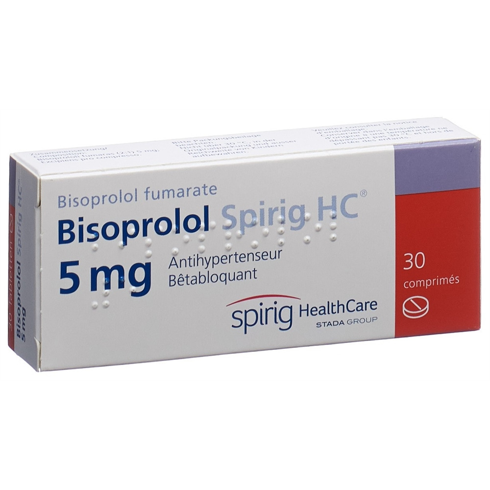 BISOPROLOL Spirig HC 5 mg, image 2 sur 2