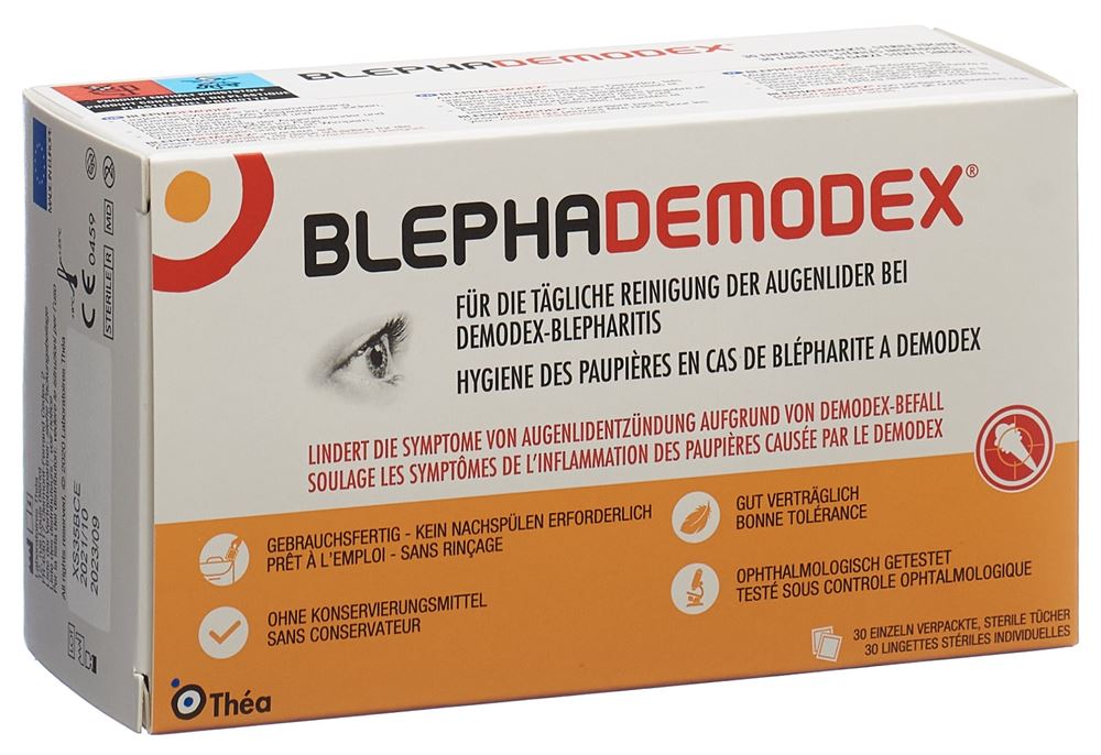 BLEPHADEMODEX Reinigungstücher