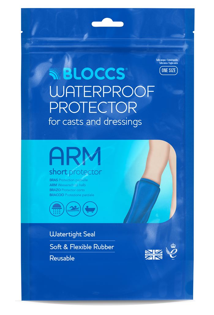 Bad und Dusche Wasserschutz für den Arm