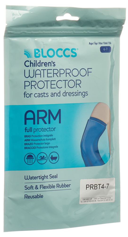 Bloccs protection étanche pour le bain bras