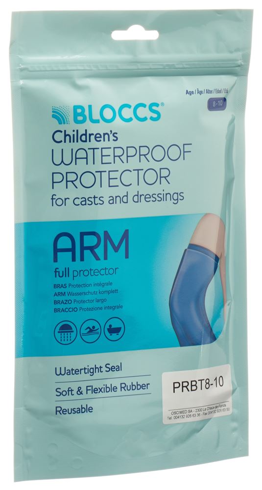 Bloccs protection étanche pour le bain bras
