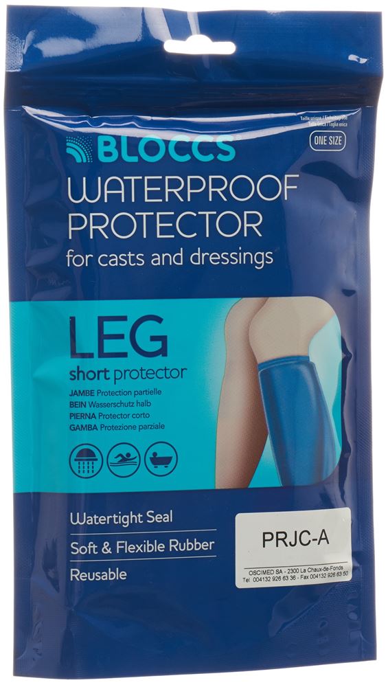 Bloccs protection étanche pour le bain jambe