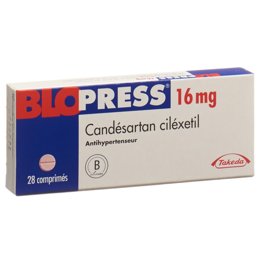 BLOPRESS cpr 16 mg blist 28 pce, image 2 sur 2