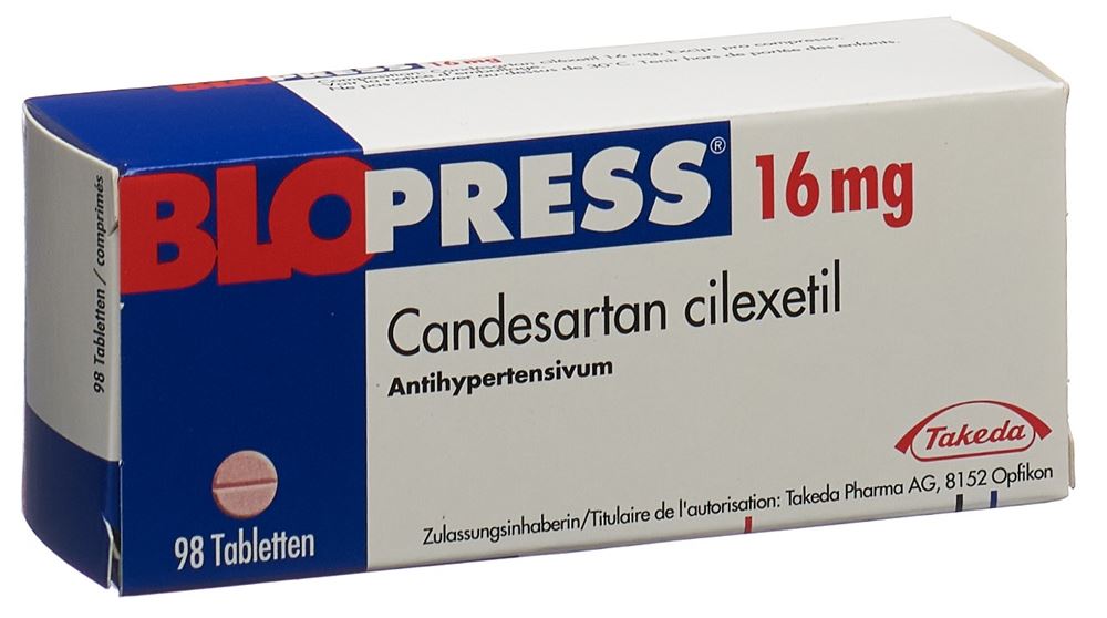 BLOPRESS cpr 16 mg blist 98 pce