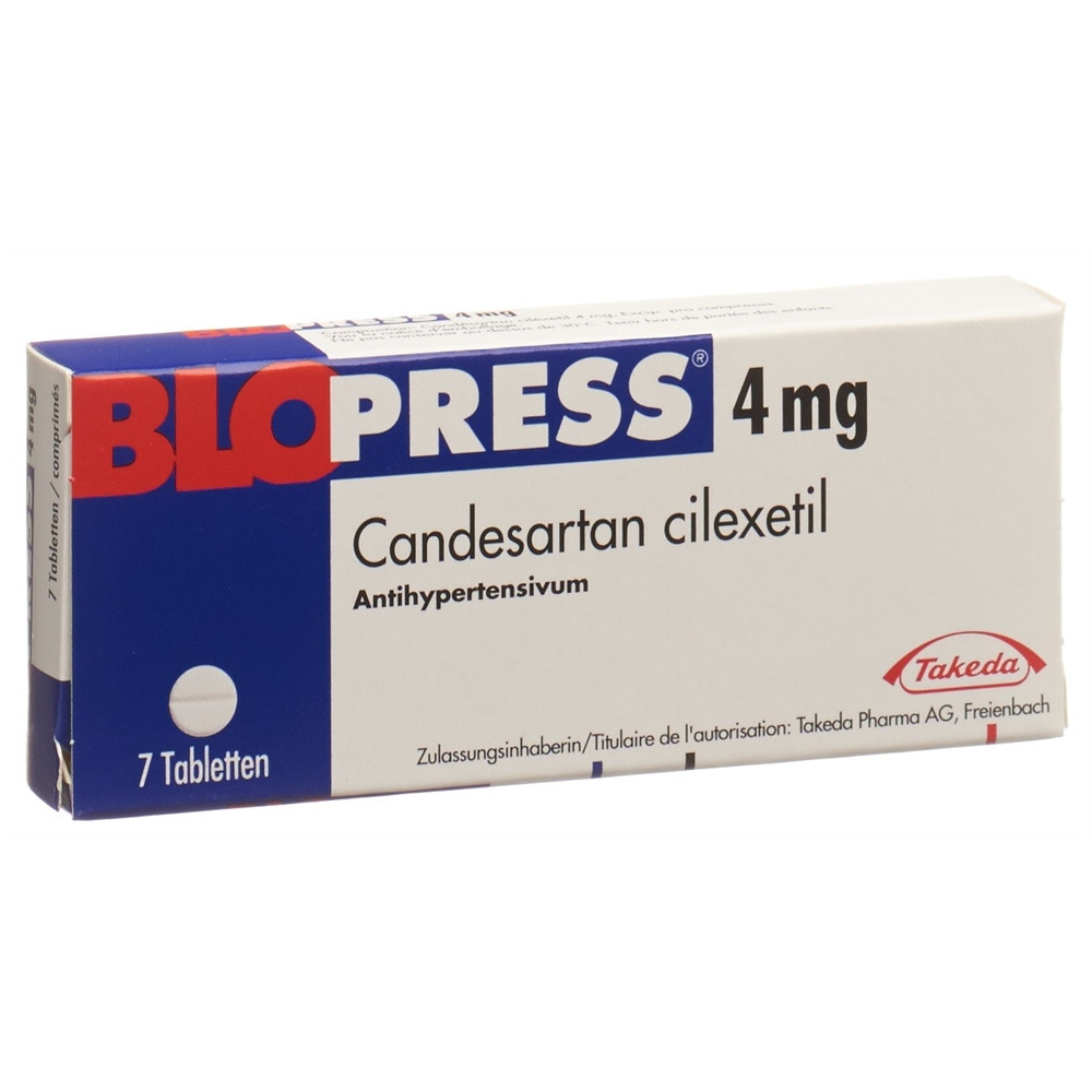 BLOPRESS cpr 4 mg blist 7 pce, image principale