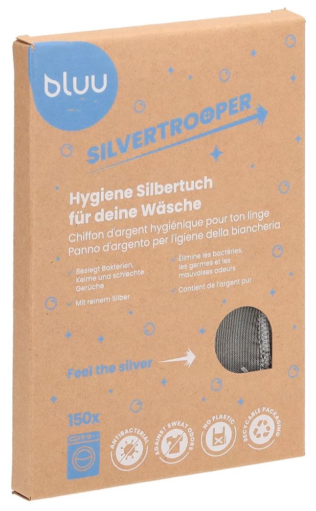 BLUU Silvertrooper chiffon d'argent hygiénique