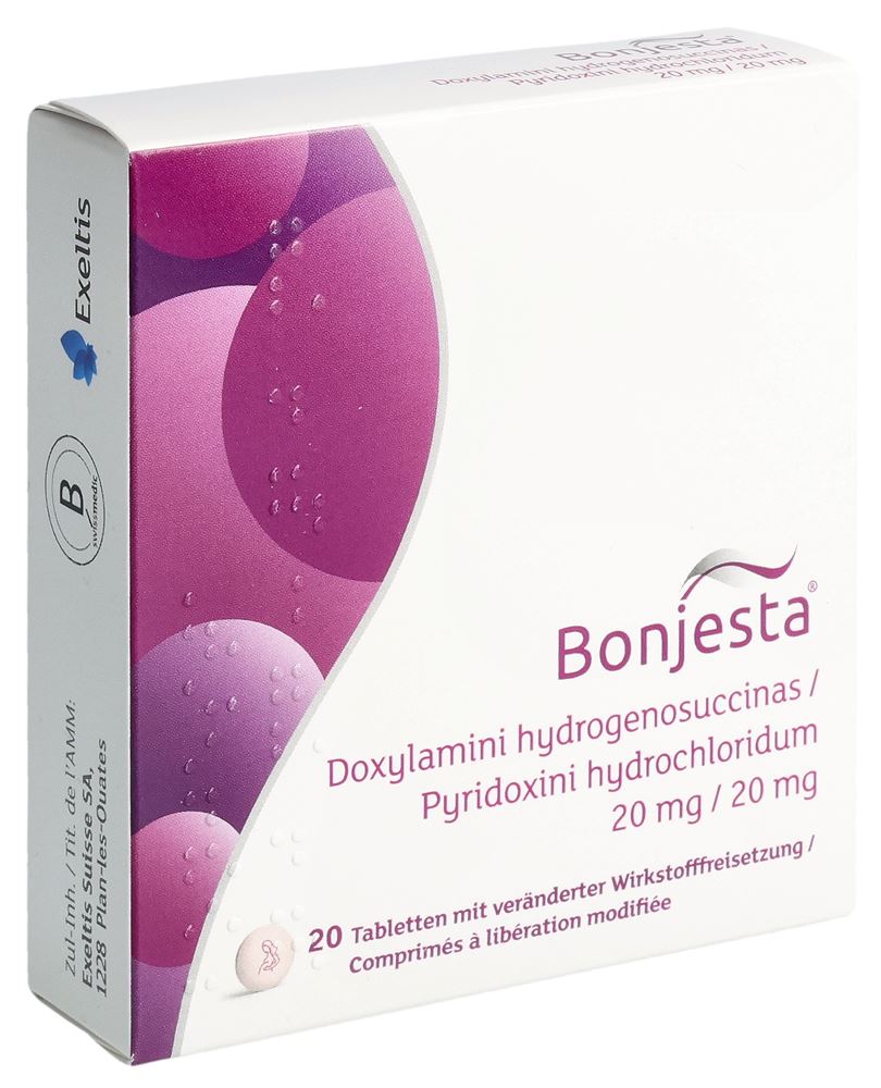 BONJESTA Ret Tabl 20mg/20mg Blist 20 Stk, Hauptbild