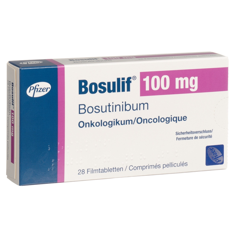 BOSULIF cpr pell 100 mg blist 28 pce, image principale