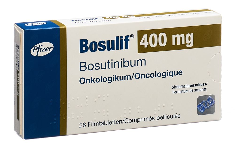 BOSULIF cpr pell 400 mg blist 28 pce, image principale