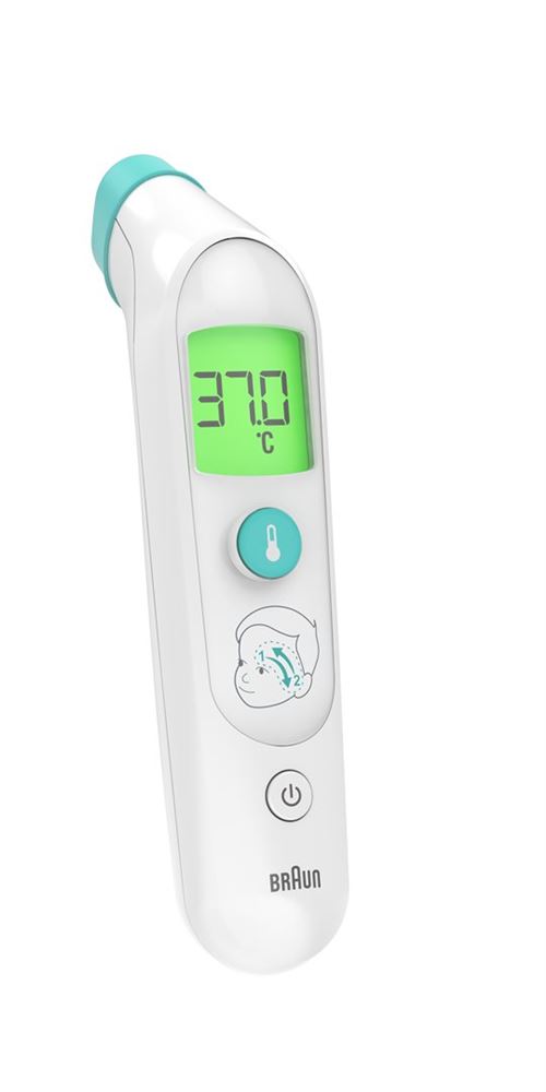 BRAUN Sensian Swipe 5 thermomètre frontal, image principale