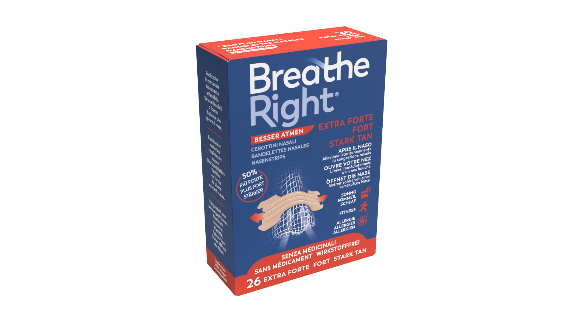 BREATHE RIGHT bandelettes nasales, image 2 sur 3