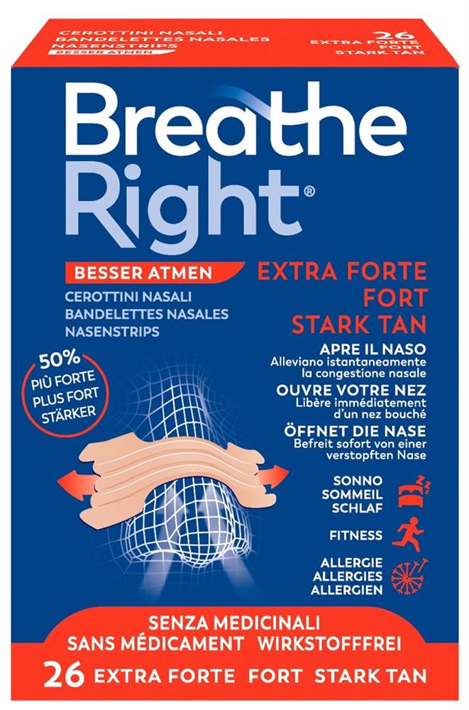 BREATHE RIGHT bandelettes nasales