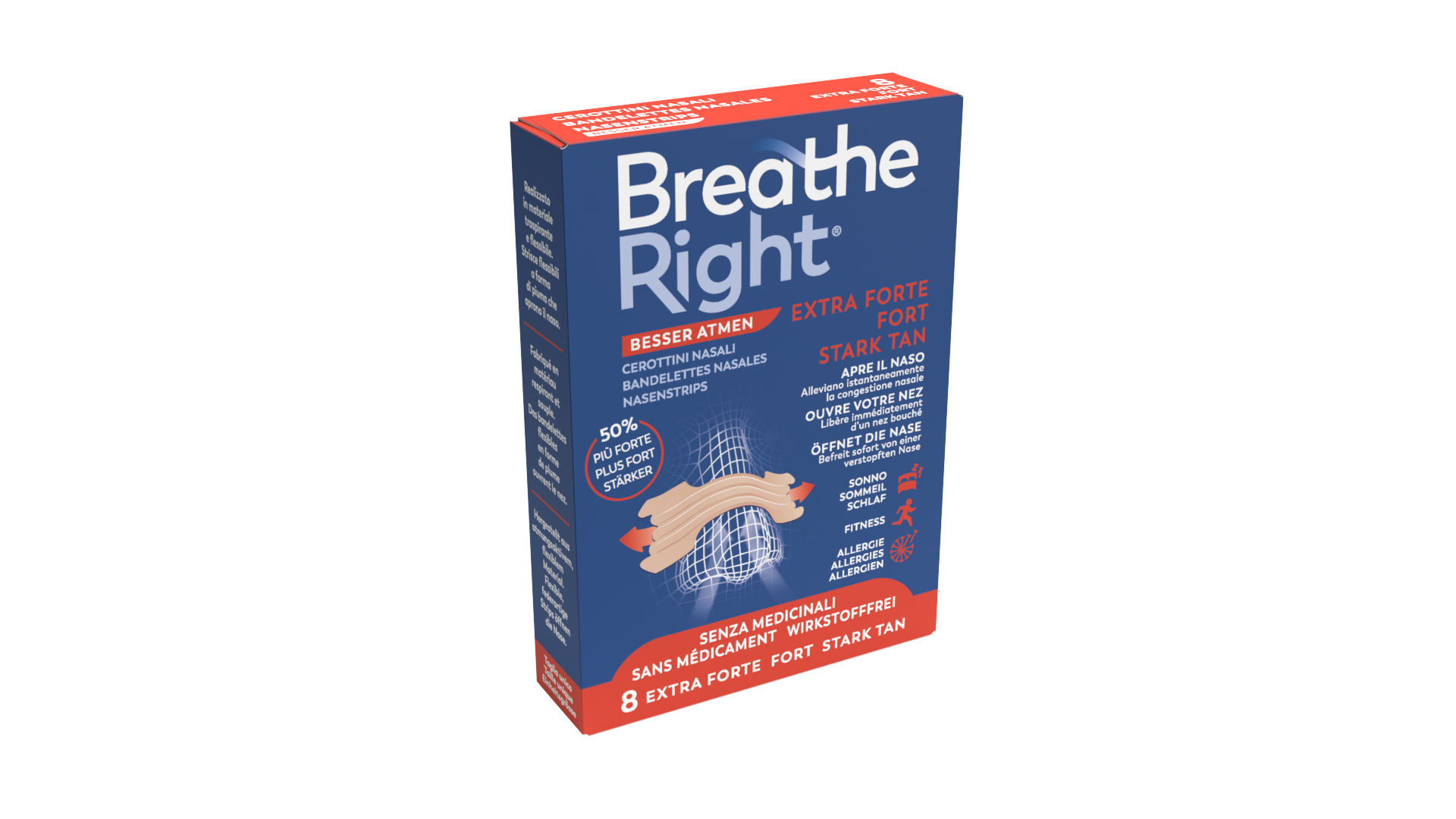 BREATHE RIGHT bandelettes nasales, image 2 sur 3