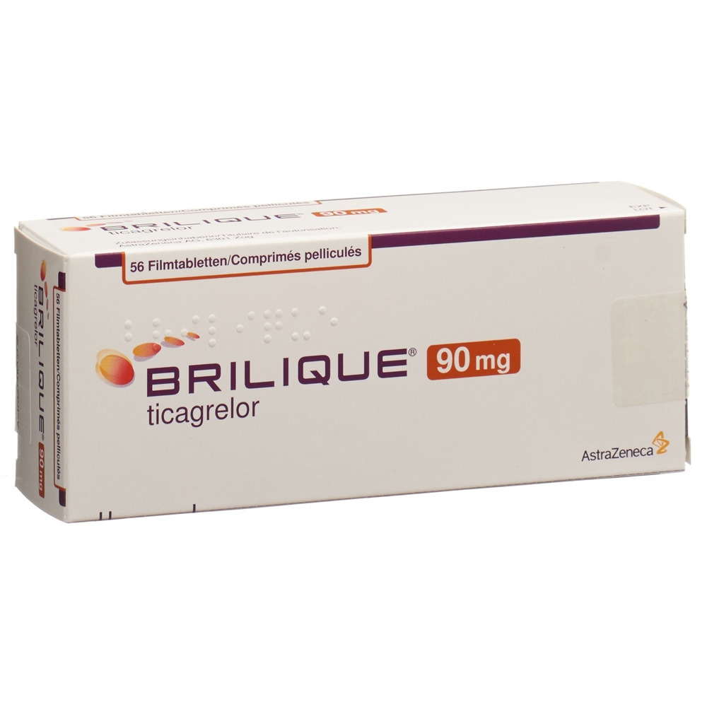 BRILIQUE cpr pell 90 mg blist 56 pce, image principale