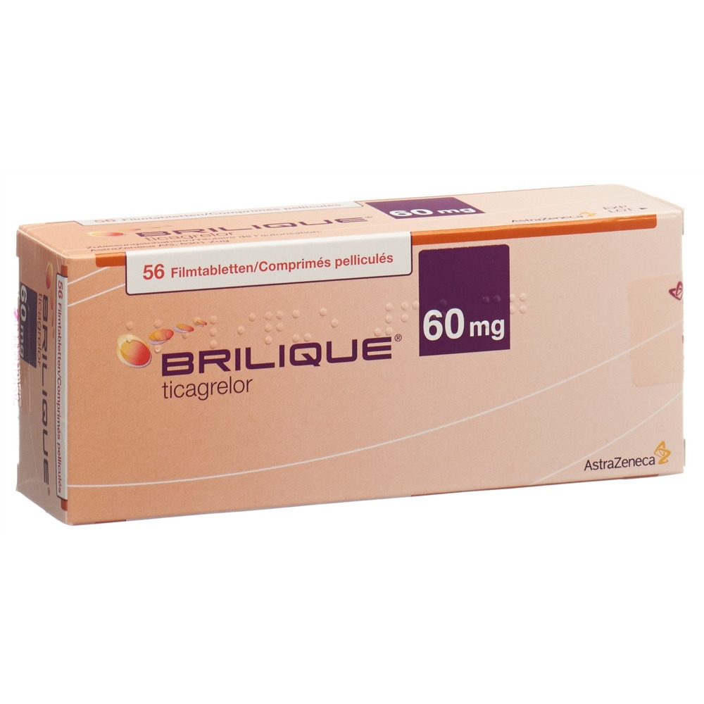 BRILIQUE Filmtabl 60 mg Blist 56 Stk, Hauptbild