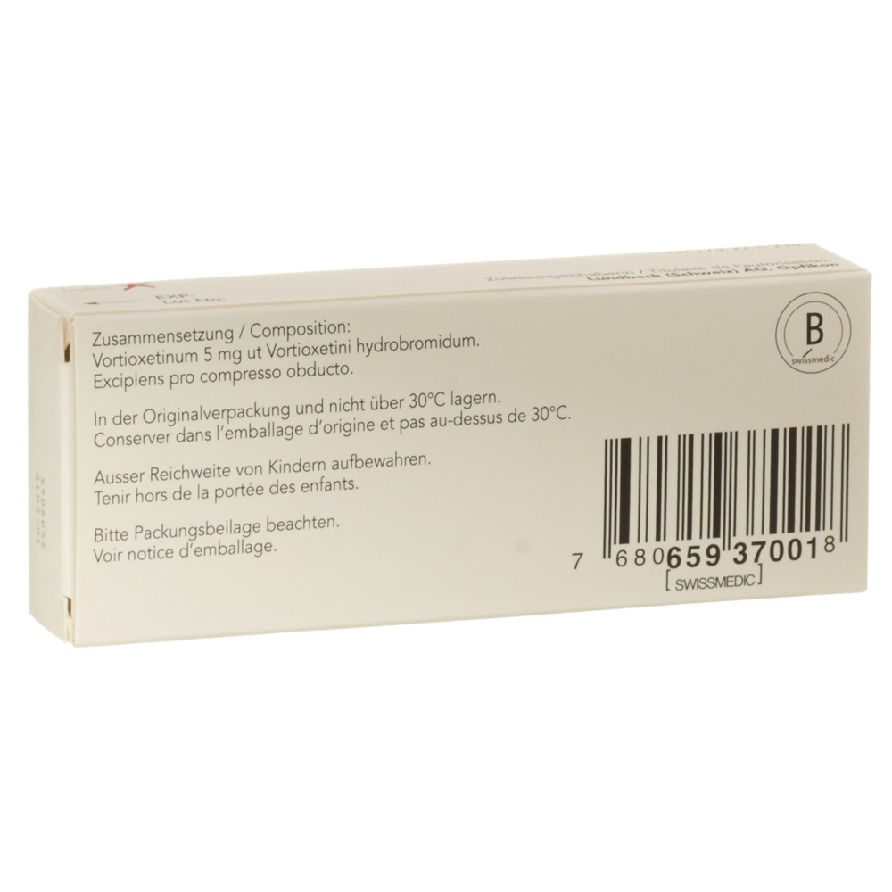 BRINTELLIX cpr pell 5 mg blist 28 pce, image 2 sur 2