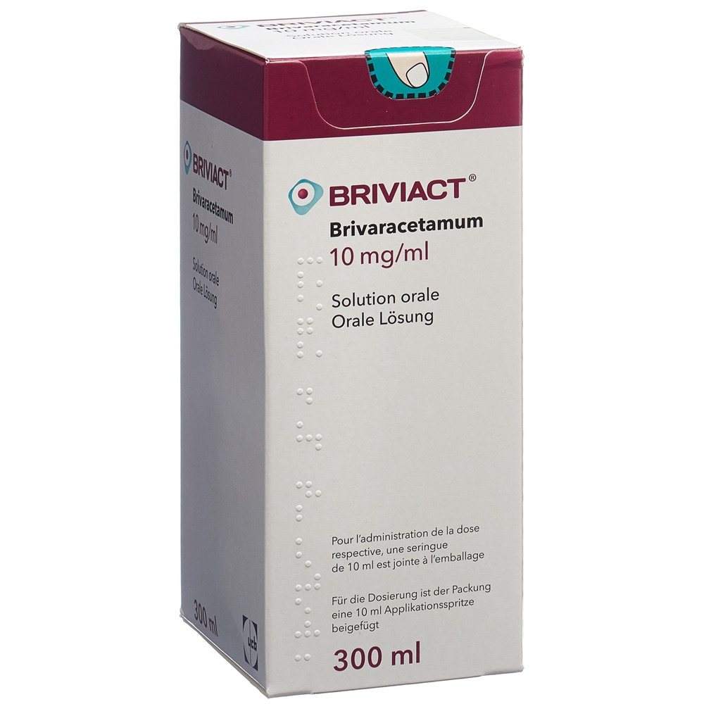 BRIVIACT Lös 10 mg/ml Lösung zum Einnehmen 300 ml, Hauptbild