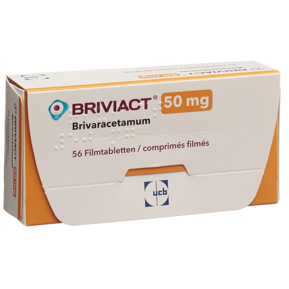 BRIVIACT cpr pell 50 mg blist 56 pce, image principale