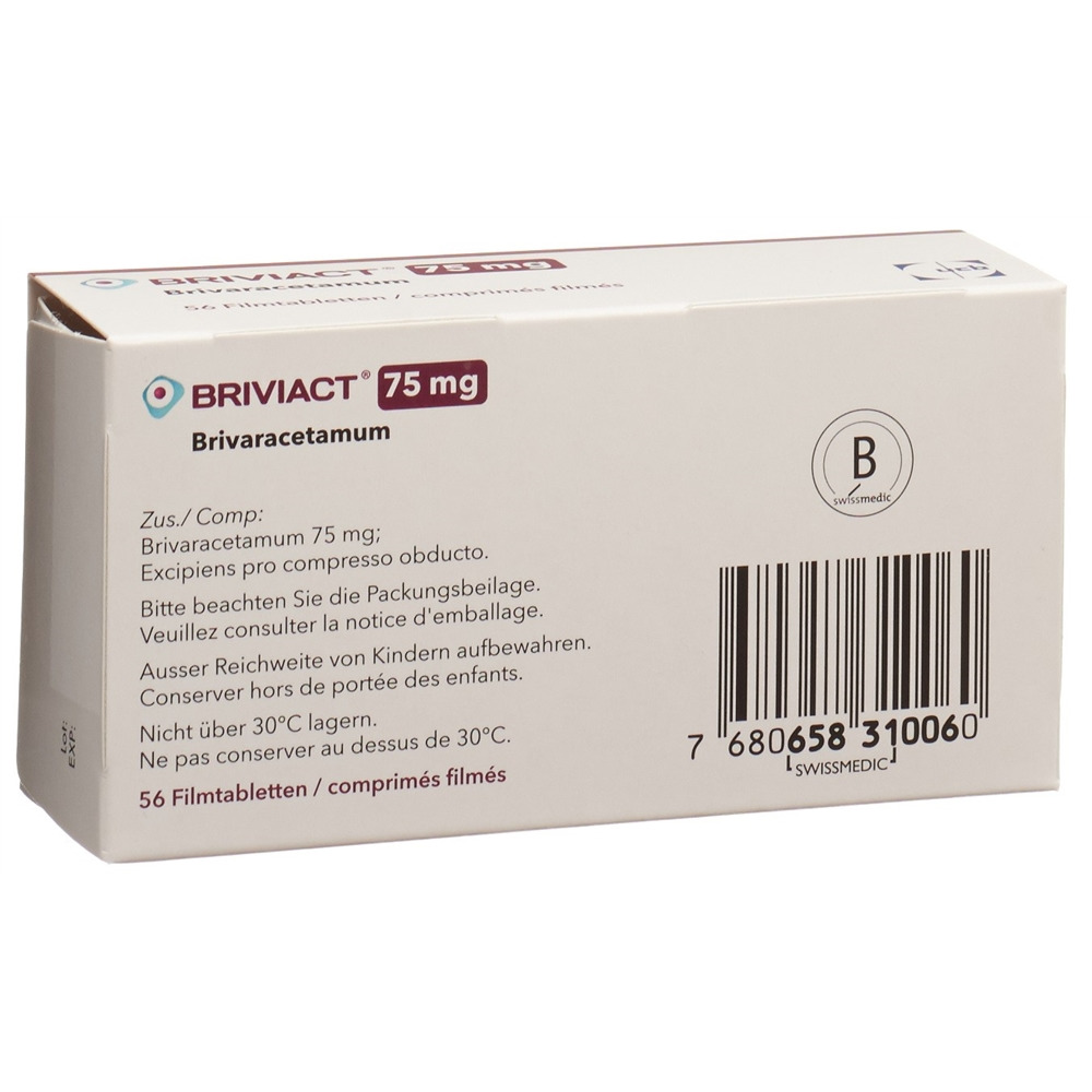 BRIVIACT cpr pell 75 mg blist 56 pce, image 2 sur 2