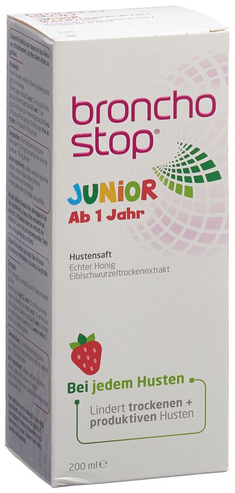 BRONCHOSTOP Junior sirop contre la toux, image principale