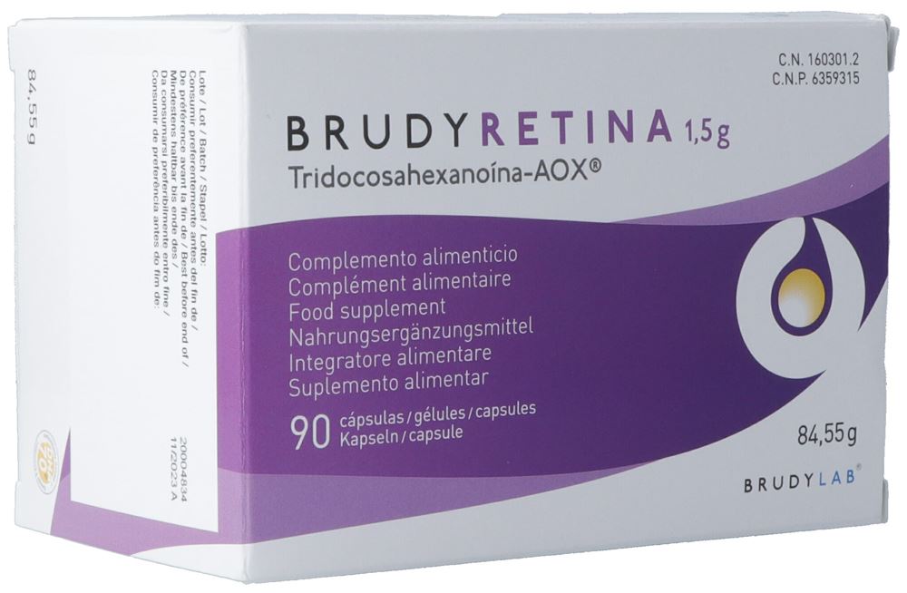 BRUDYRETINA caps 1.5 g blist 90 pce