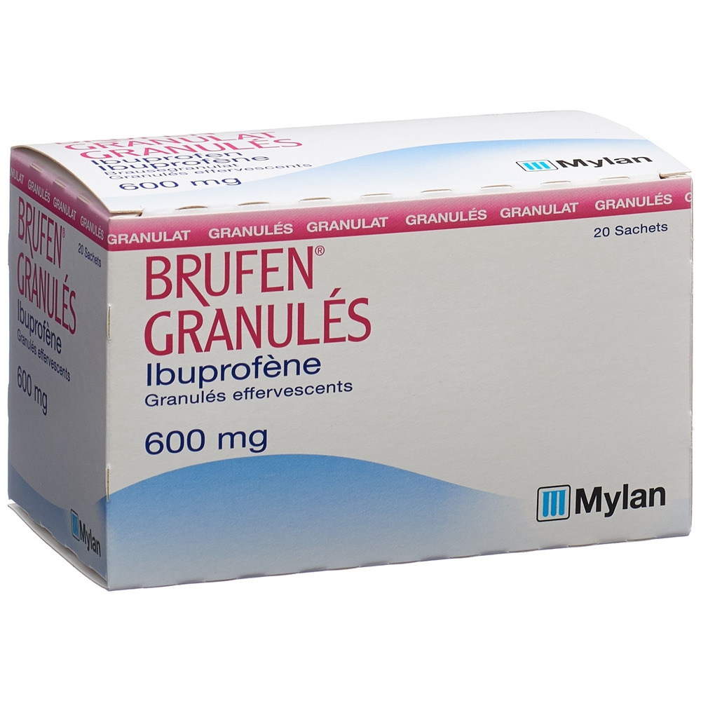 BRUFEN Brausegran 600 mg Btl 20 Stk, Bild 2 von 2
