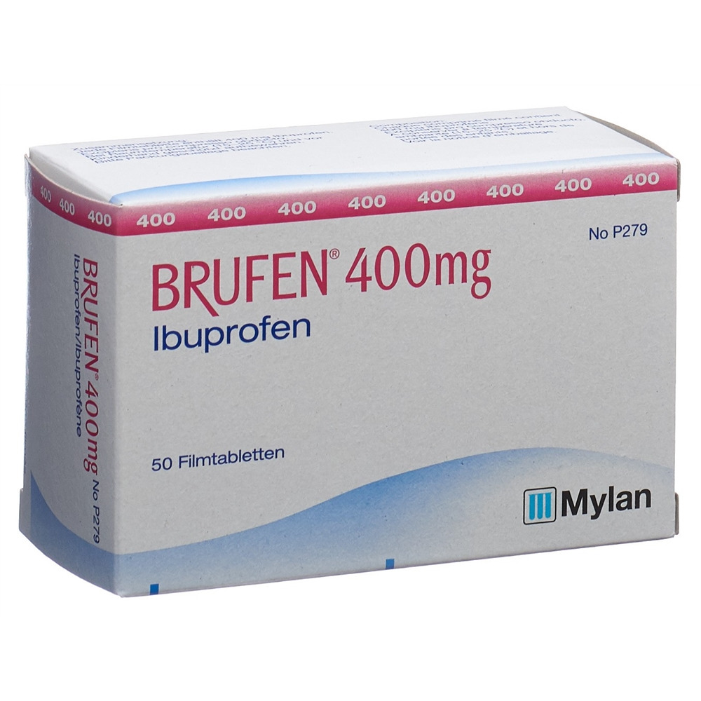 BRUFEN cpr pell 400 mg blist 50 pce, image principale