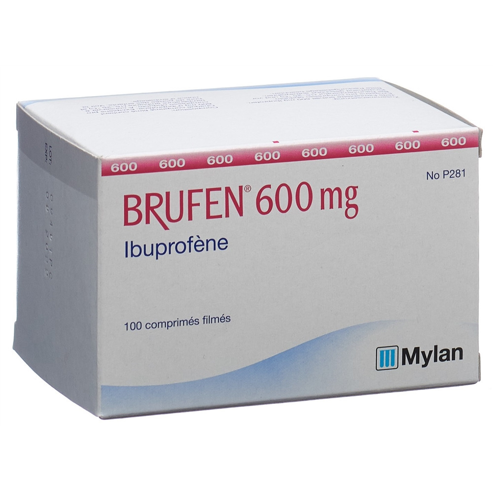 BRUFEN cpr pell 600 mg blist 100 pce, image 2 sur 2