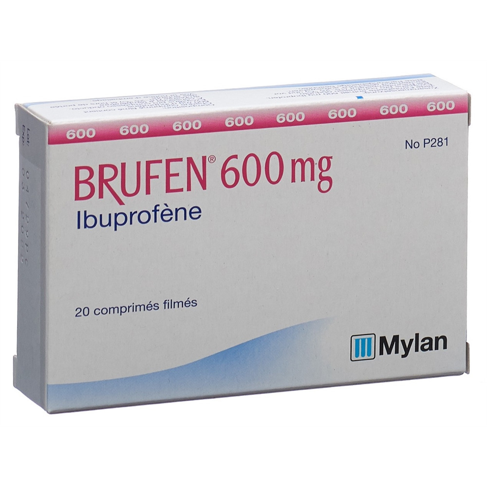 BRUFEN cpr pell 600 mg blist 20 pce, image 2 sur 2