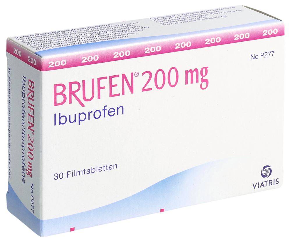 BRUFEN Filmtabl 200 mg Blist 30 Stk, Hauptbild