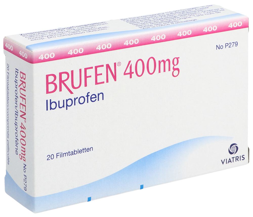 BRUFEN Filmtabl 400 mg Blist 20 Stk, Hauptbild